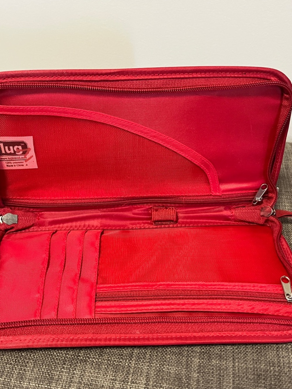 lug Red Quilted Wristlet Organizer - Picture 7 of 9